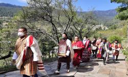 Arrival of Dasho Dzongdag at Bumthang Dzongkhag.